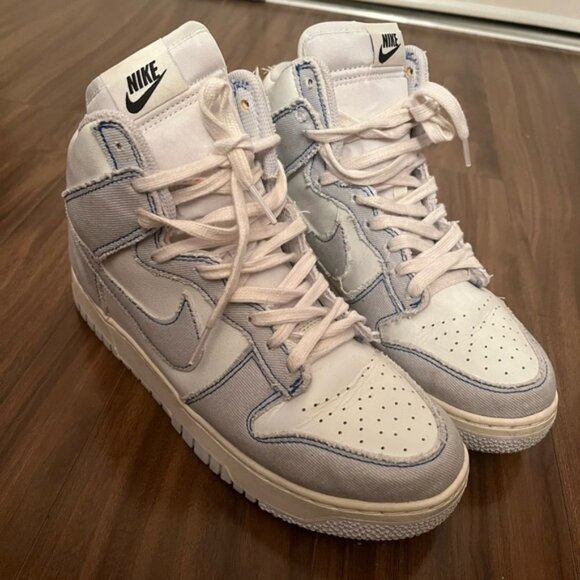 Nike Dunk High 1985 in Denim - Picture 1 of 7